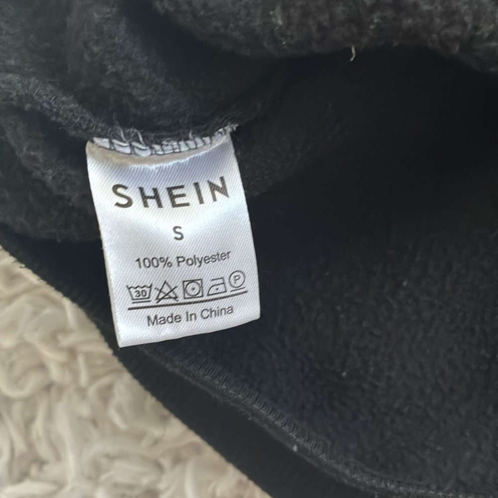 SHEIN Black Statement Hoodie - Picture 5 of 6